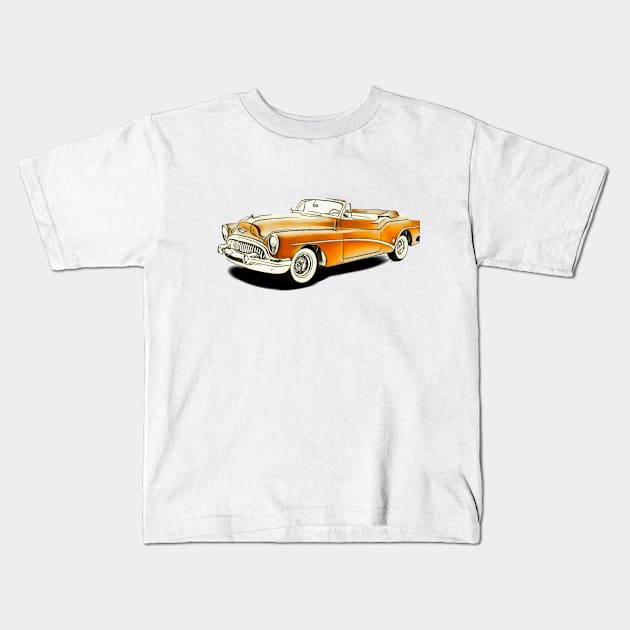 Buick Skylark Kids T-Shirt by CarTeeExclusives